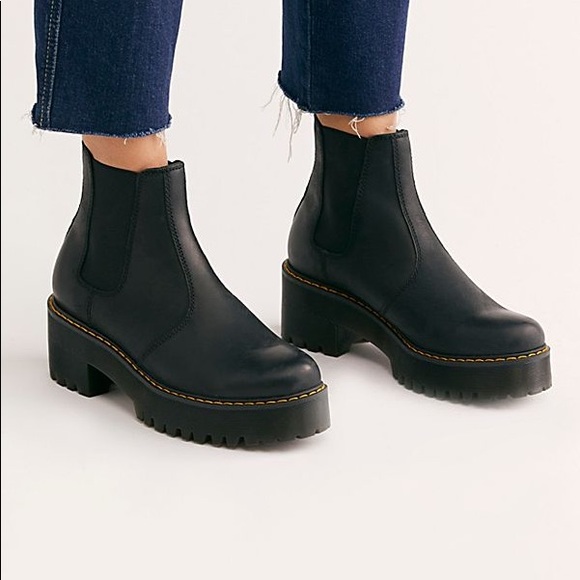 rometty platform chelsea boots